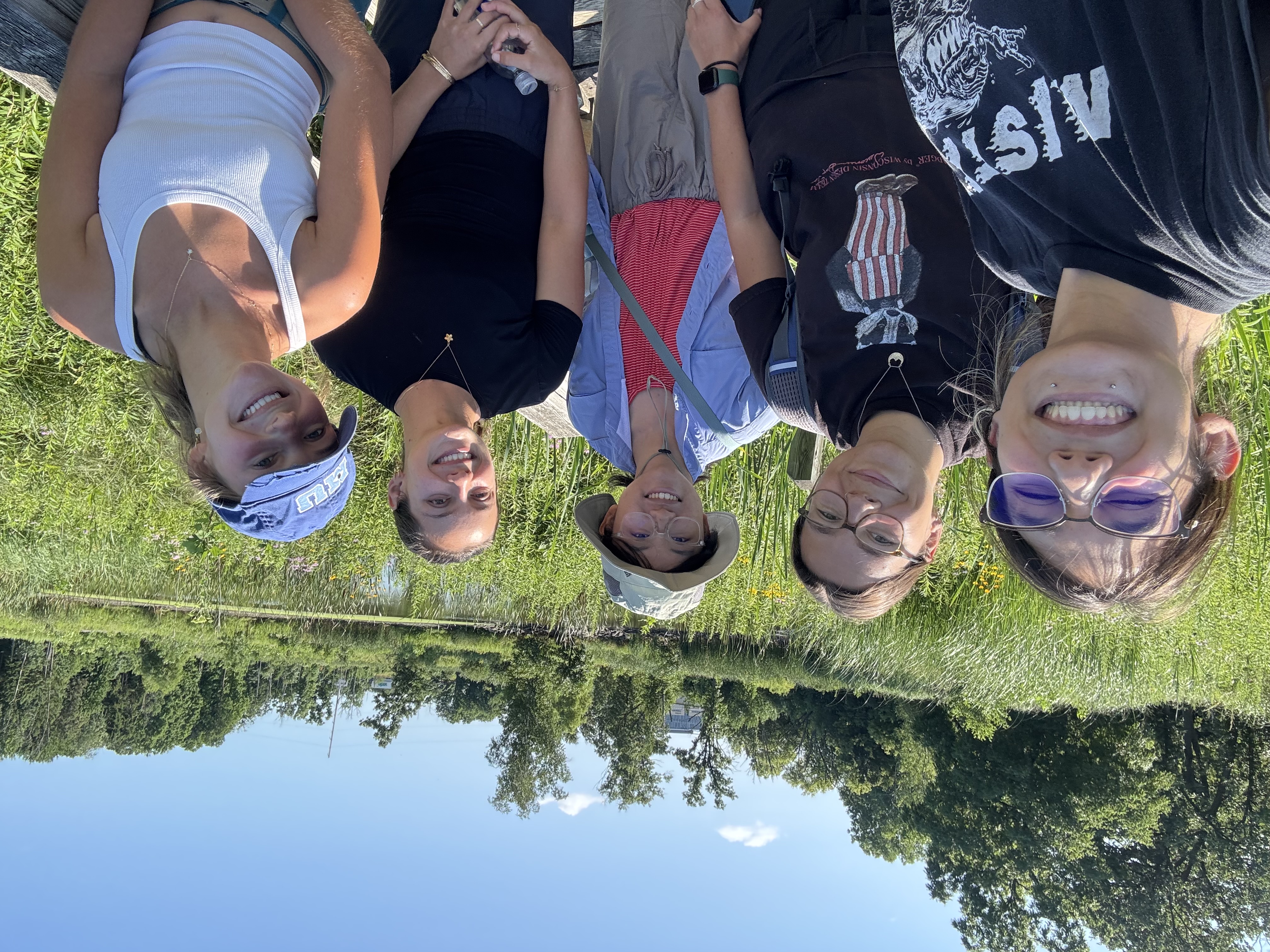The team at a prairie in Madison